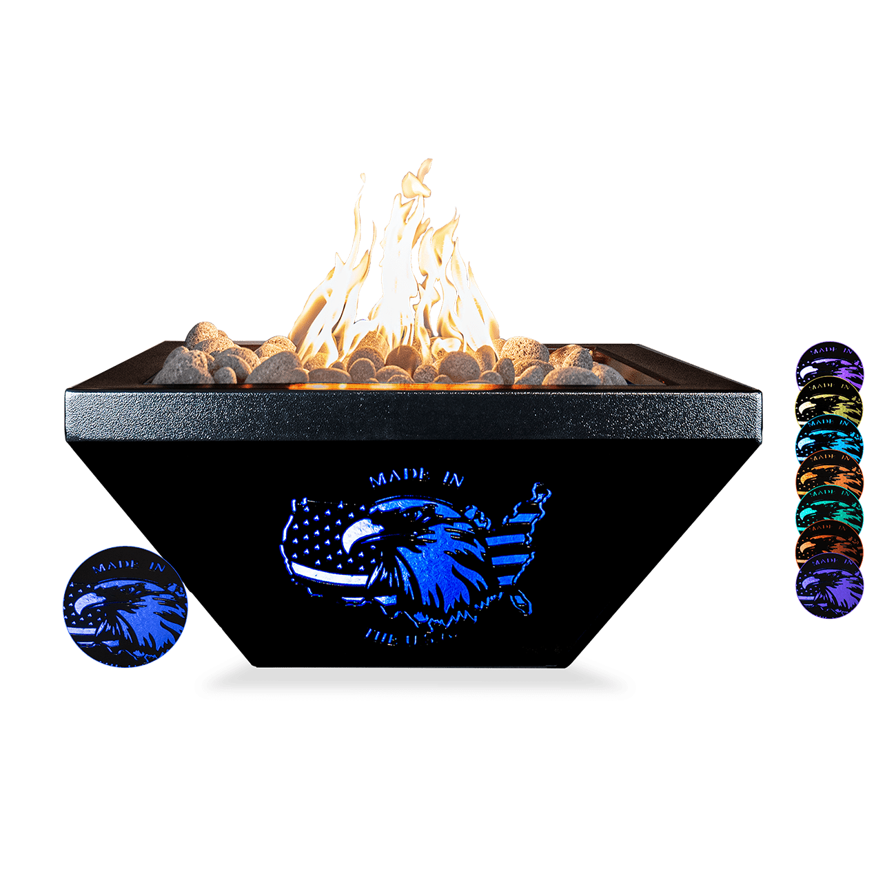 The Outdoor Plus Lighthouse LED Collection Fire Bowl Metal Powder Coat OPT-LHFO - Serenity Provision