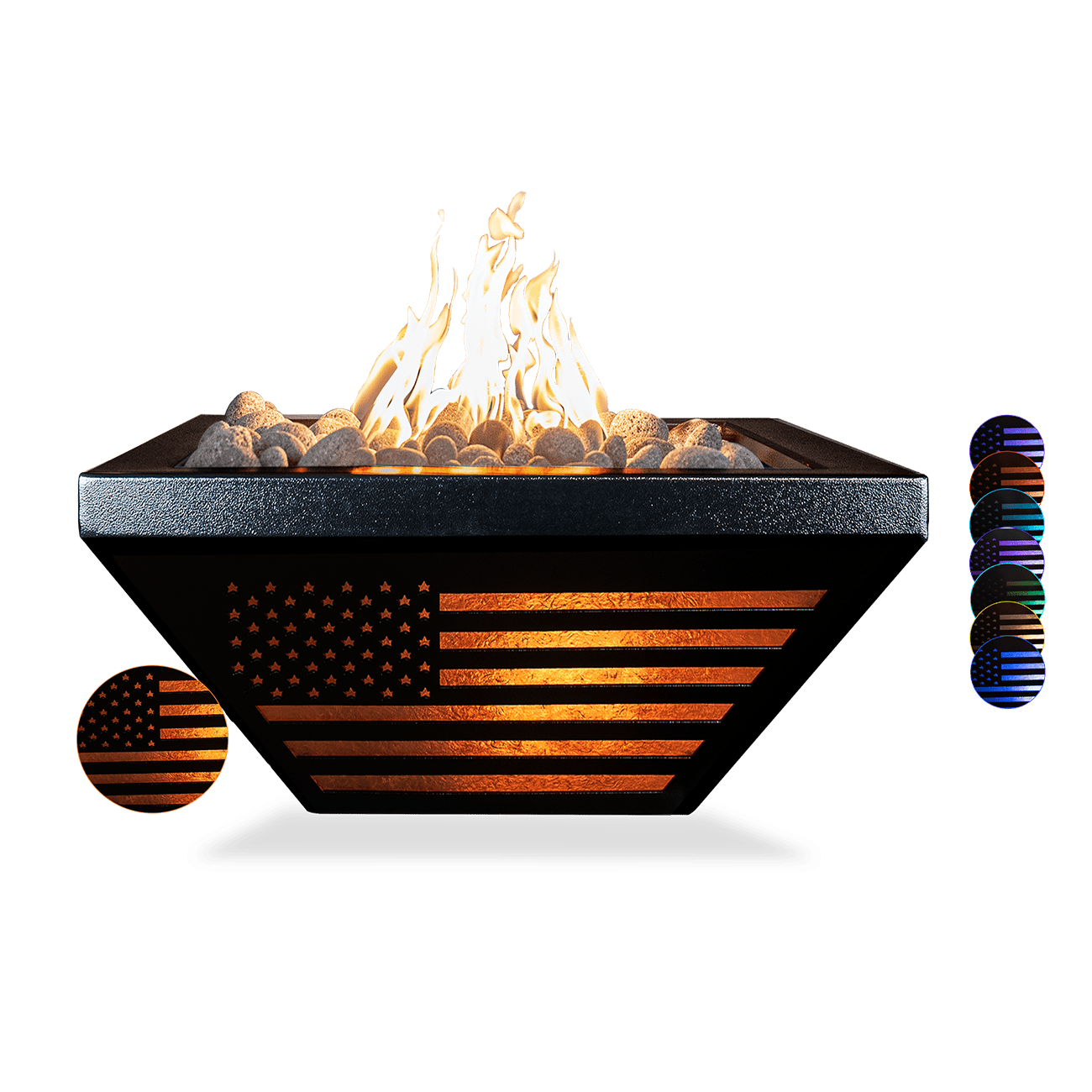 The Outdoor Plus Lighthouse LED Collection Fire Bowl Metal Powder Coat OPT-LHFO - Serenity Provision
