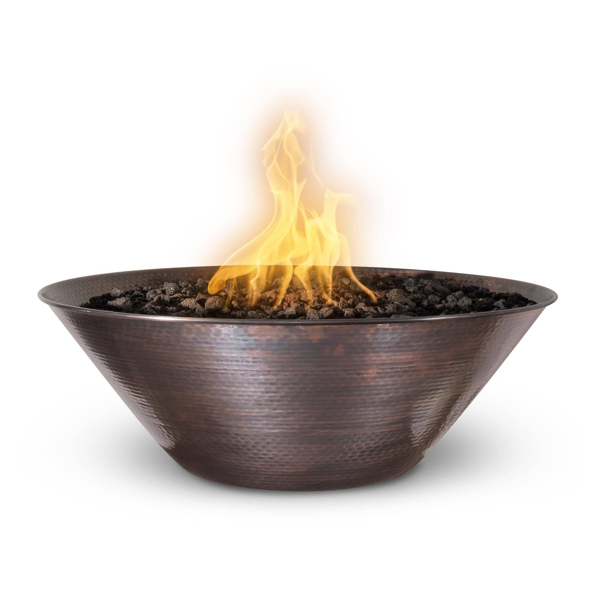 The Outdoor Plus Remi Fire Bowl Hammered Copper OPT-31RCFO - Serenity Provision