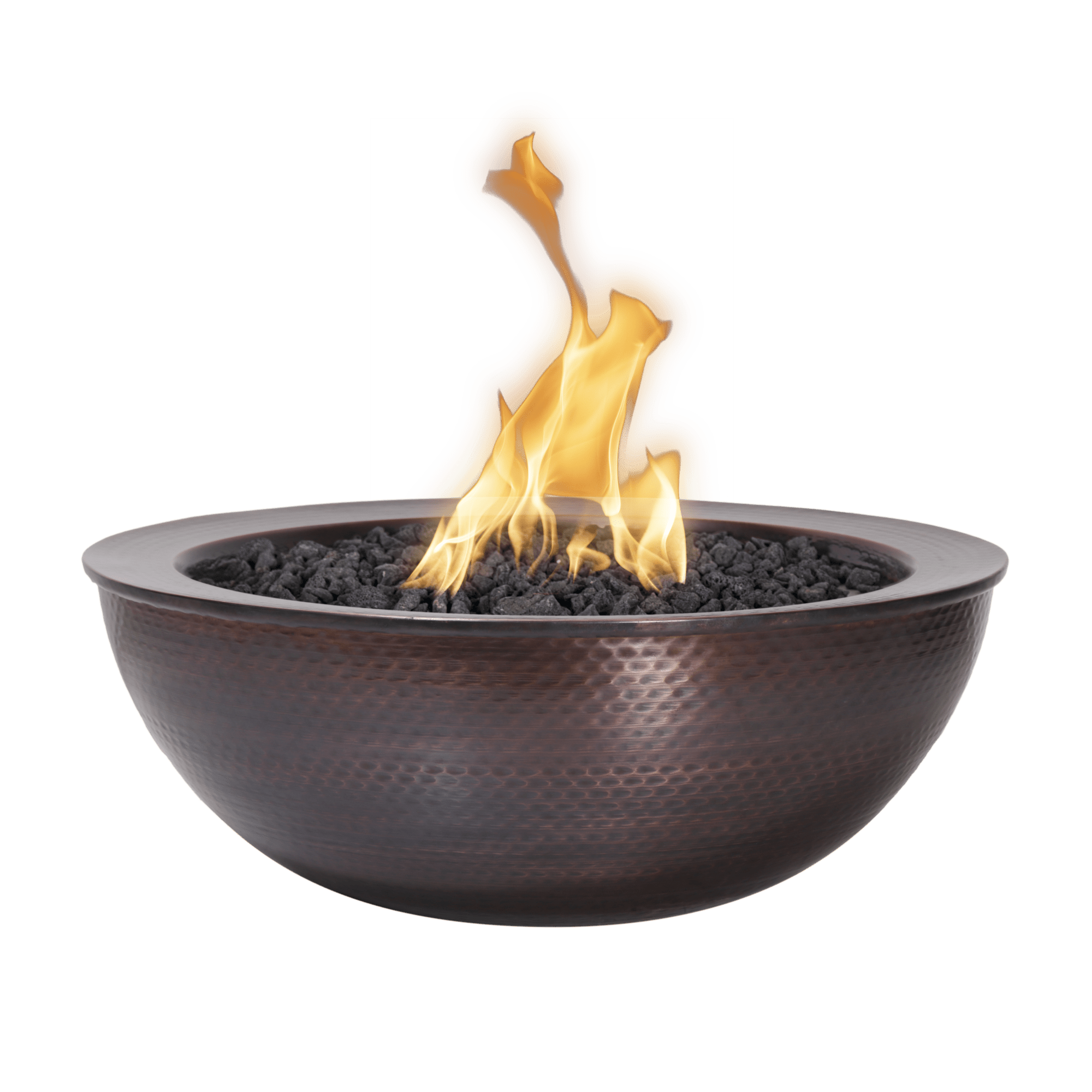 The Outdoor Plus Sedona Fire Bowl Hammered Copper OPT-27RCPRFO - Serenity Provision