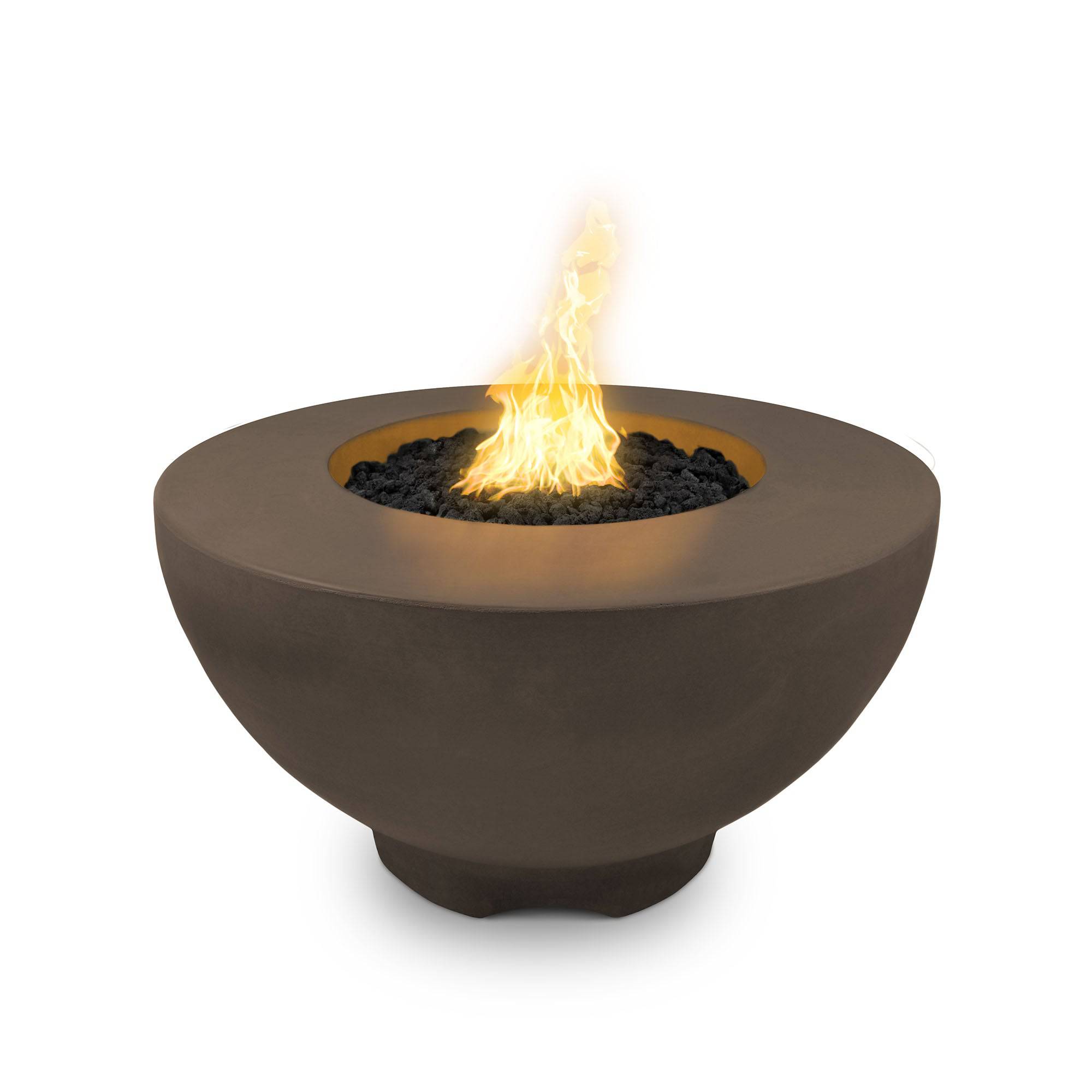 The Outdoor Plus 37″ Sienna Fire Pit GFRC Concrete OPT-RFXX - Serenity Provision