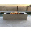 The Outdoor Plus Cabo Linear Fire Pit GFRC Concrete OPT-CBLNXX - Serenity Provision