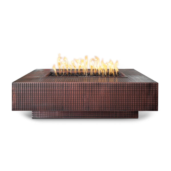 The Outdoor Plus Cabo Linear Fire Pit Hammered Copper OPT-CBLNXXPR - Serenity Provision