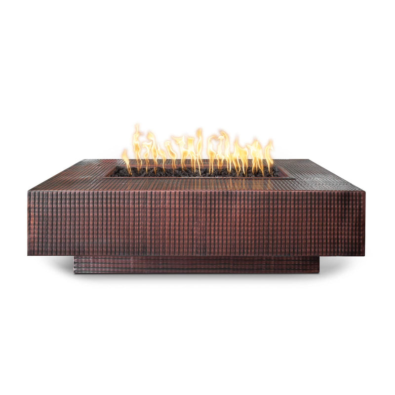 The Outdoor Plus Cabo Linear Fire Pit Hammered Copper OPT-CBLNXXPR - Serenity Provision