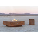 The Outdoor Plus Cabo Square Fire Pit Hammered Copper OPT-CBSQXXCPR - Serenity Provision