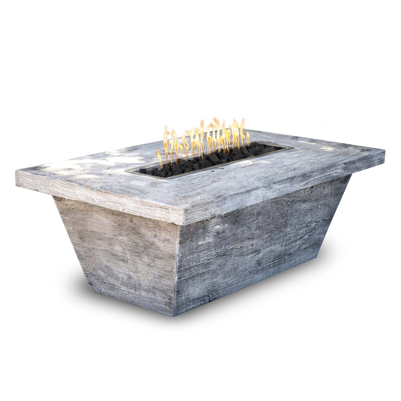 The Outdoor Plus Carson Fire Pit Wood Grain GFRC Concrete OPT-CRSXXXX - Serenity Provision