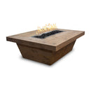 The Outdoor Plus Carson Fire Pit Wood Grain GFRC Concrete OPT-CRSXXXX - Serenity Provision