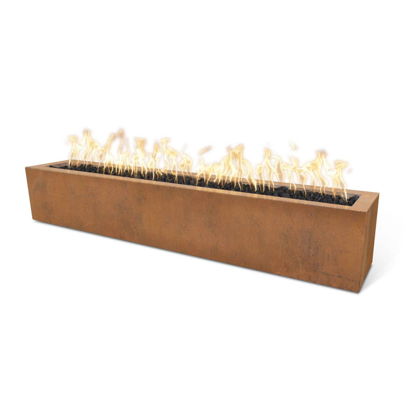 The Outdoor Plus Eaves Fire Pit Corten Steel OPT-LBTCSXX - Serenity Provision