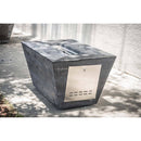 The Outdoor Plus Plymouth Rectangular Fire Pit Wood Grain GFRC Concrete OPT-PLMXXXXLW - Serenity Provision