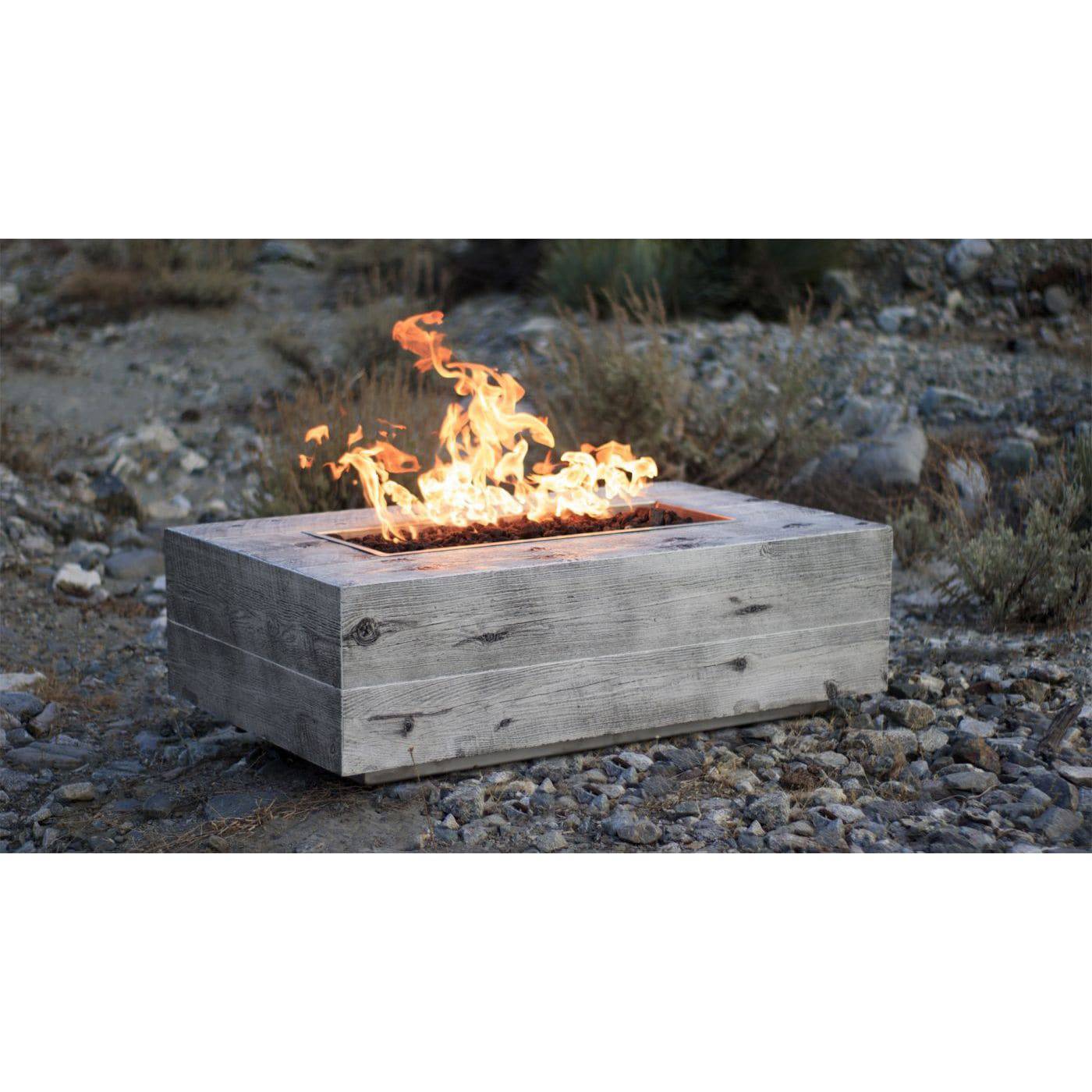 The Outdoor Plus Coronado Fire Pit GFRC Woodgrain OPT-CORXX - Serenity Provision