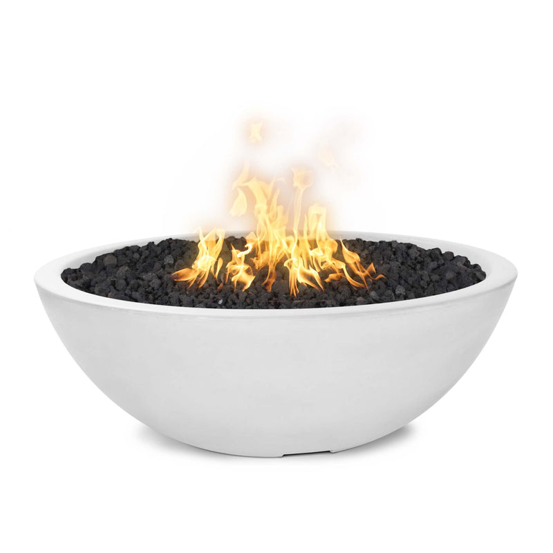 The Outdoor Plus Sedona Narrow Ledge Fire Pit GFRC Concrete OPT-SEDXX - Serenity Provision