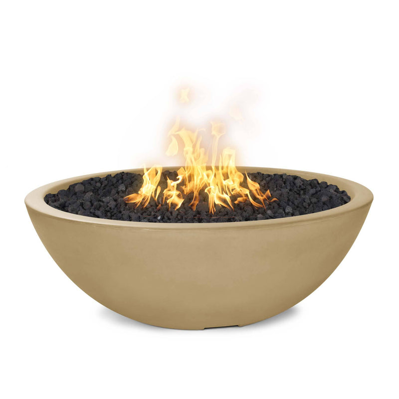 The Outdoor Plus Sedona Narrow Ledge Fire Pit GFRC Concrete OPT-SEDXX - Serenity Provision