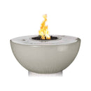 The Outdoor Plus 38" Sedona Fire & Water Bowl GFRC Concrete 360° Spill OPT-38FW360 - Serenity Provision