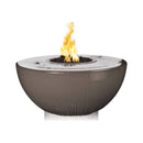 The Outdoor Plus 38" Sedona Fire & Water Bowl GFRC Concrete 360° Spill OPT-38FW360 - Serenity Provision