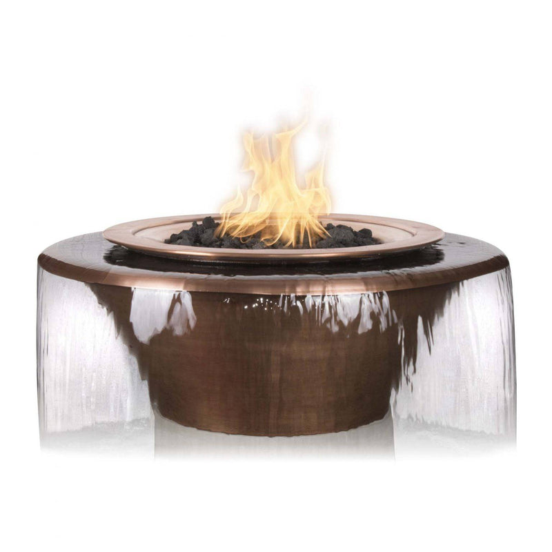 The Outdoor Plus Cazo Fire & Water Bowl 360° Spill Copper OPT-XXFW360 - Serenity Provision