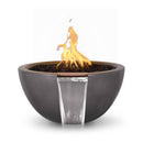 The Outdoor Plus Luna Fire & Water Bowl GFRC Concrete OPT-LUNFWXX - Serenity Provision