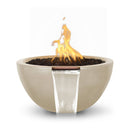 The Outdoor Plus Luna Fire & Water Bowl GFRC Concrete OPT-LUNFWXX - Serenity Provision
