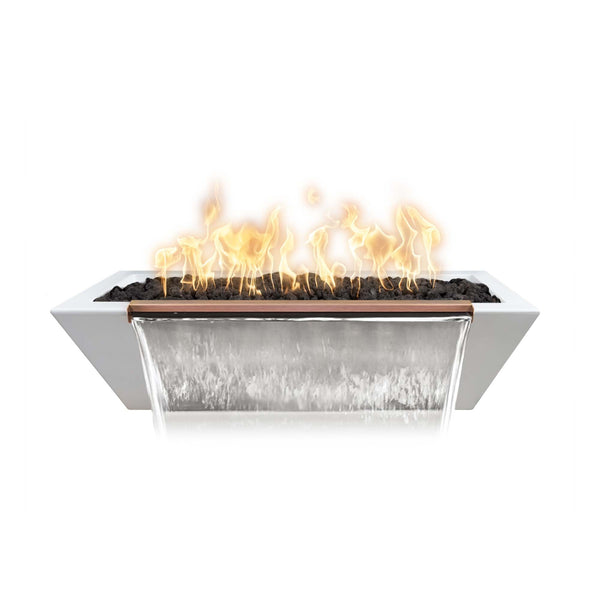 The Outdoor Plus Maya Fire & Water Bowl Linear GFRC OPT-4820MFW - Serenity Provision