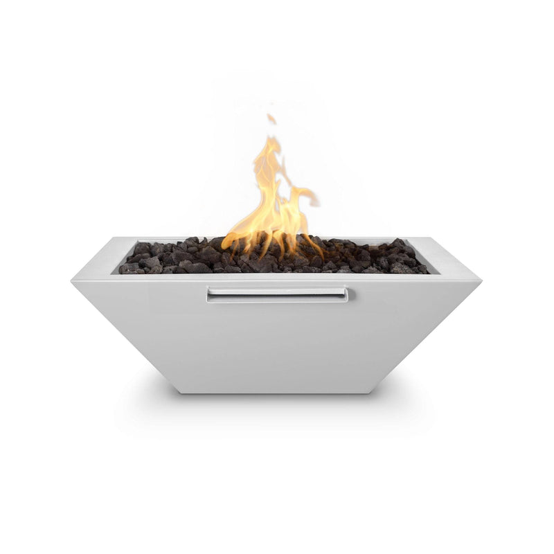 The Outdoor Plus Maya Fire & Water Bowl Powder Coated Metal OPT-XXSQPCFW - Serenity Provision