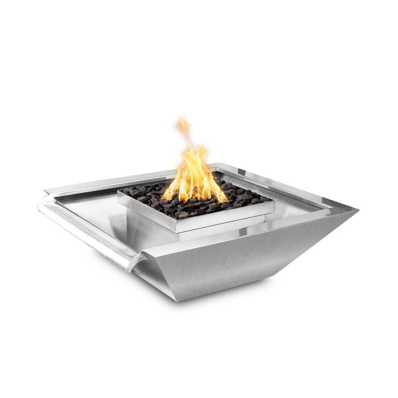 The Outdoor Plus Maya Fire & Water Bowl Wide Gravity Spill Stainless Steel OPT-MFWXXGSS - Serenity Provision