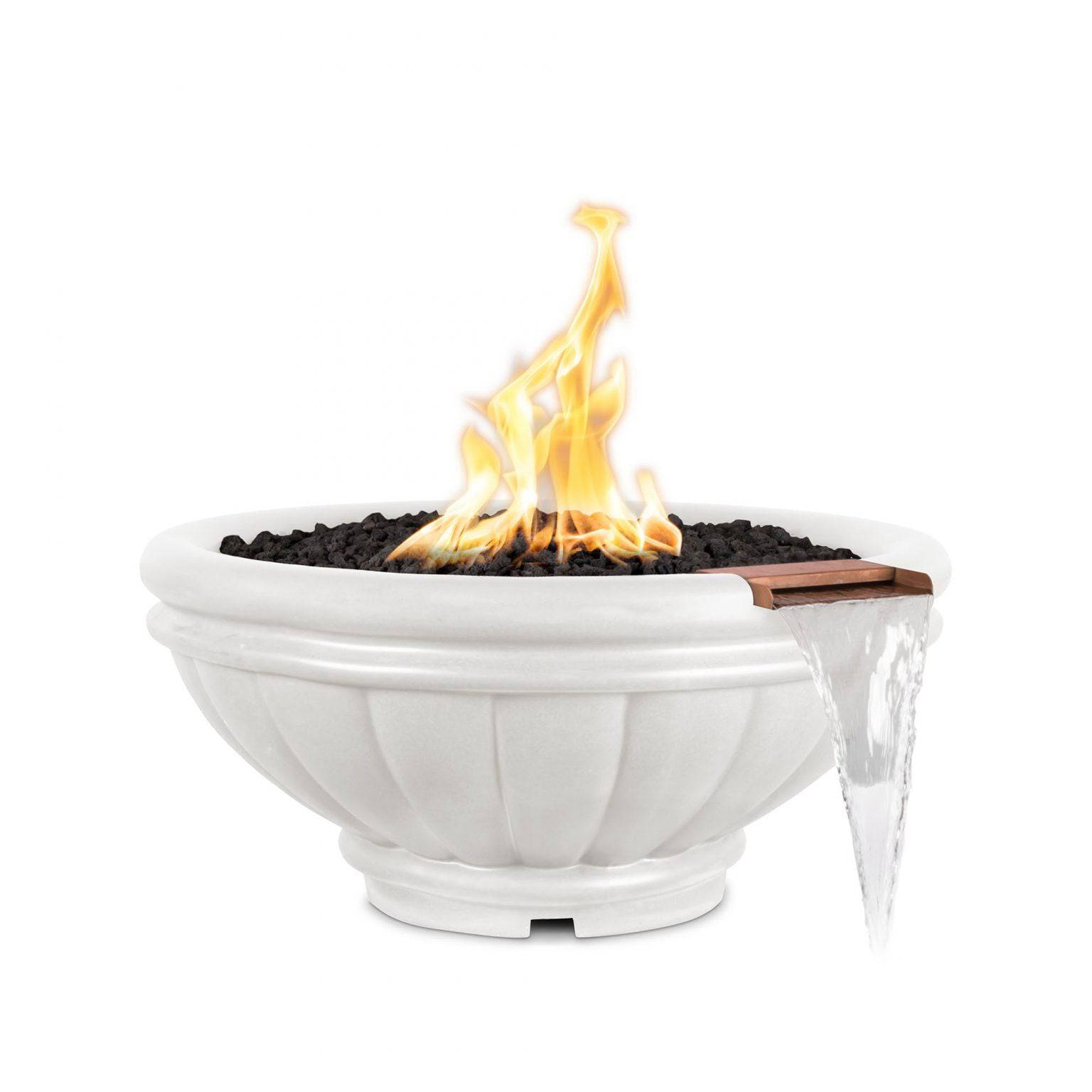 The Outdoor Plus Roma Fire & Water Bowl GFRC Concrete OPT-ROMFWXX - Serenity Provision