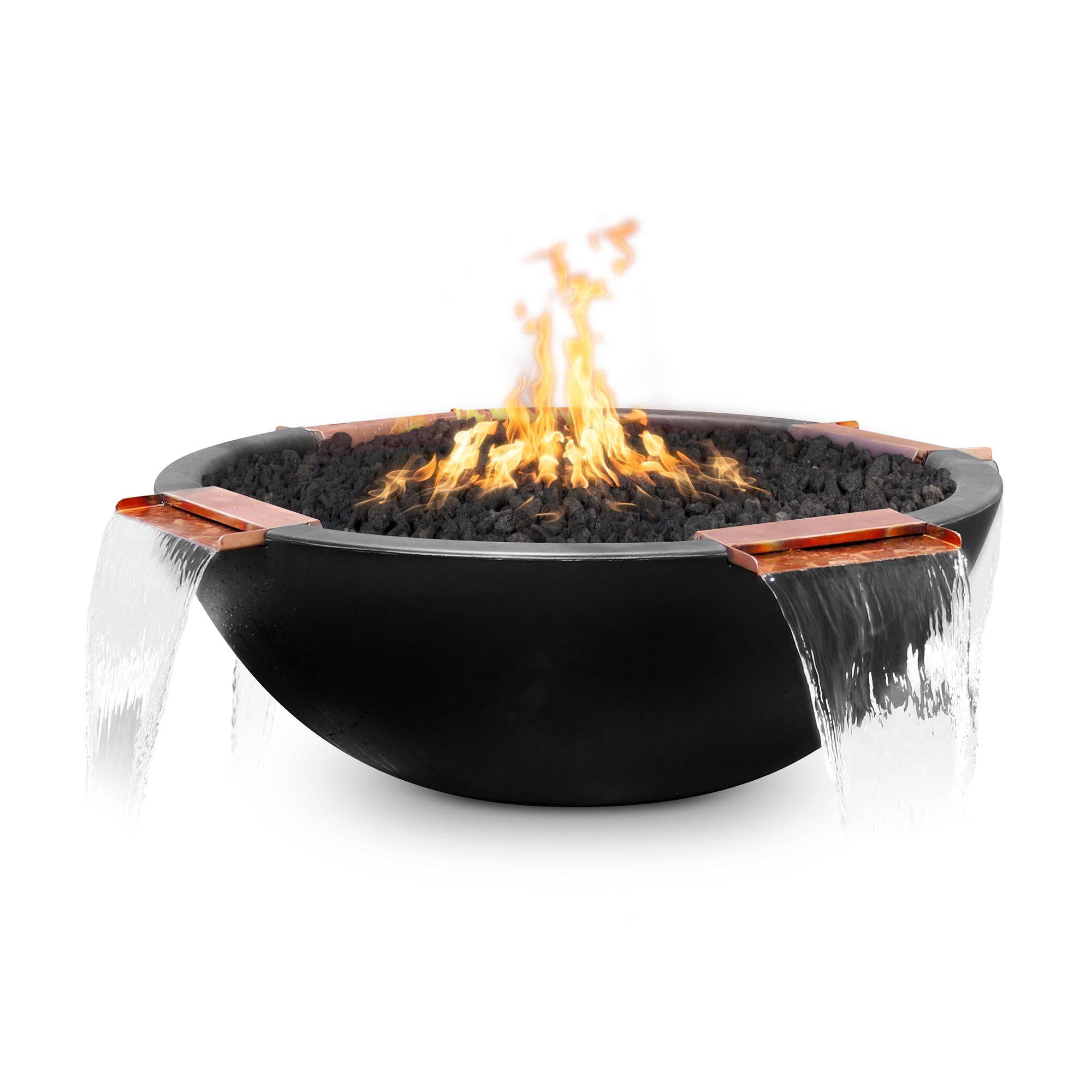 The Outdoor Plus Sedona Fire & Water Bowl 4 Way Spill GFRC OPT-46RFW4W - Serenity Provision