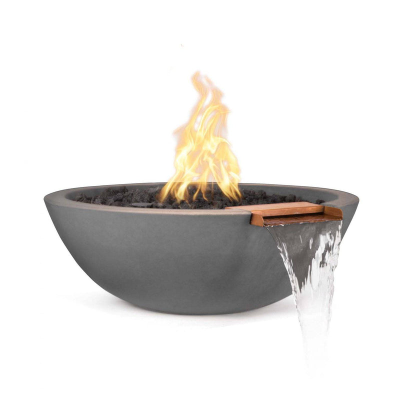 The Outdoor Plus Sedona Fire & Water Bowl GFRC Concrete OPT-RFW - Serenity Provision