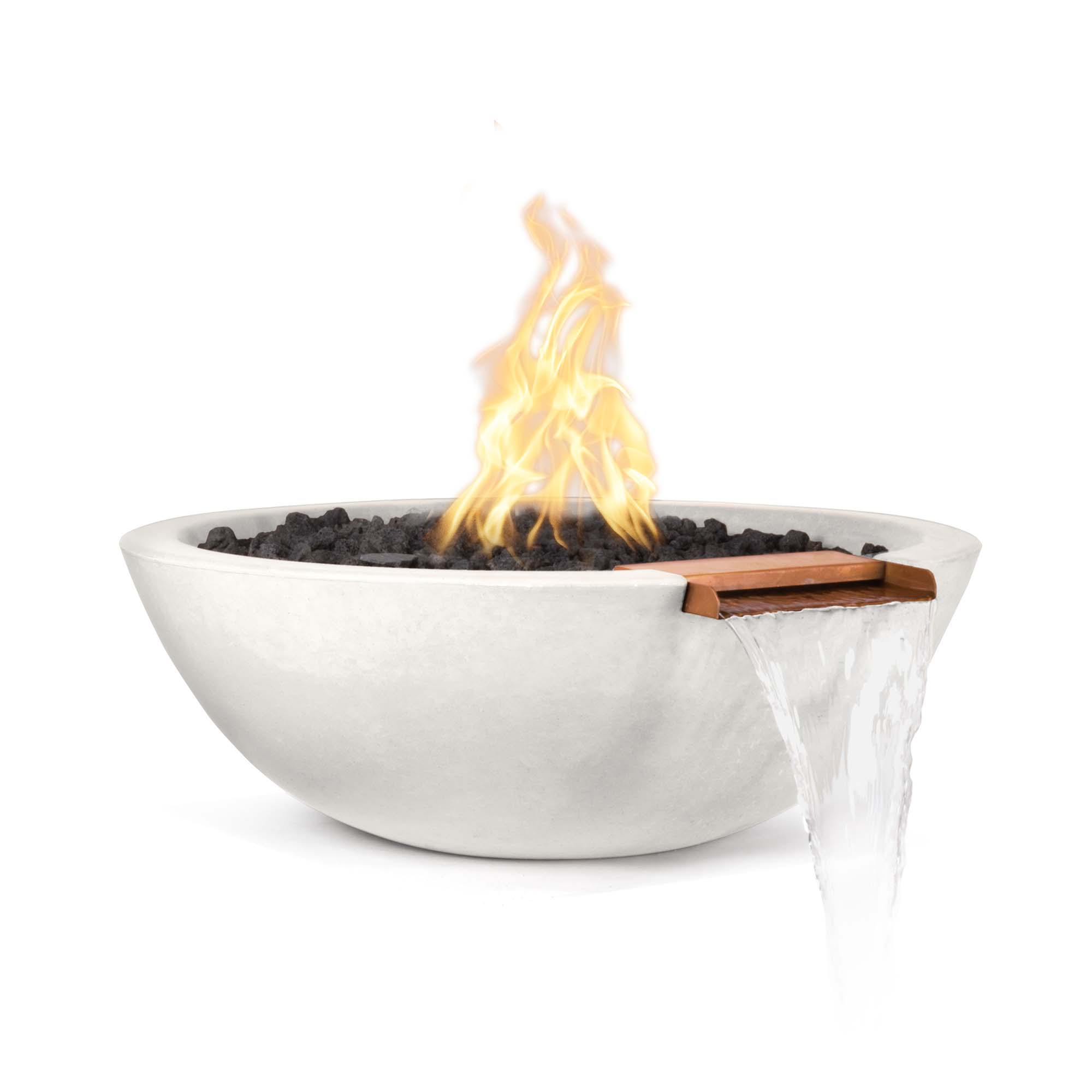 The Outdoor Plus Sedona Fire & Water Bowl GFRC Concrete OPT-RFW - Serenity Provision