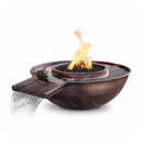 The Outdoor Plus Sedona Fire & Water Bowl Gravity Spill Copper OPT-27RCPRFWGS - Serenity Provision