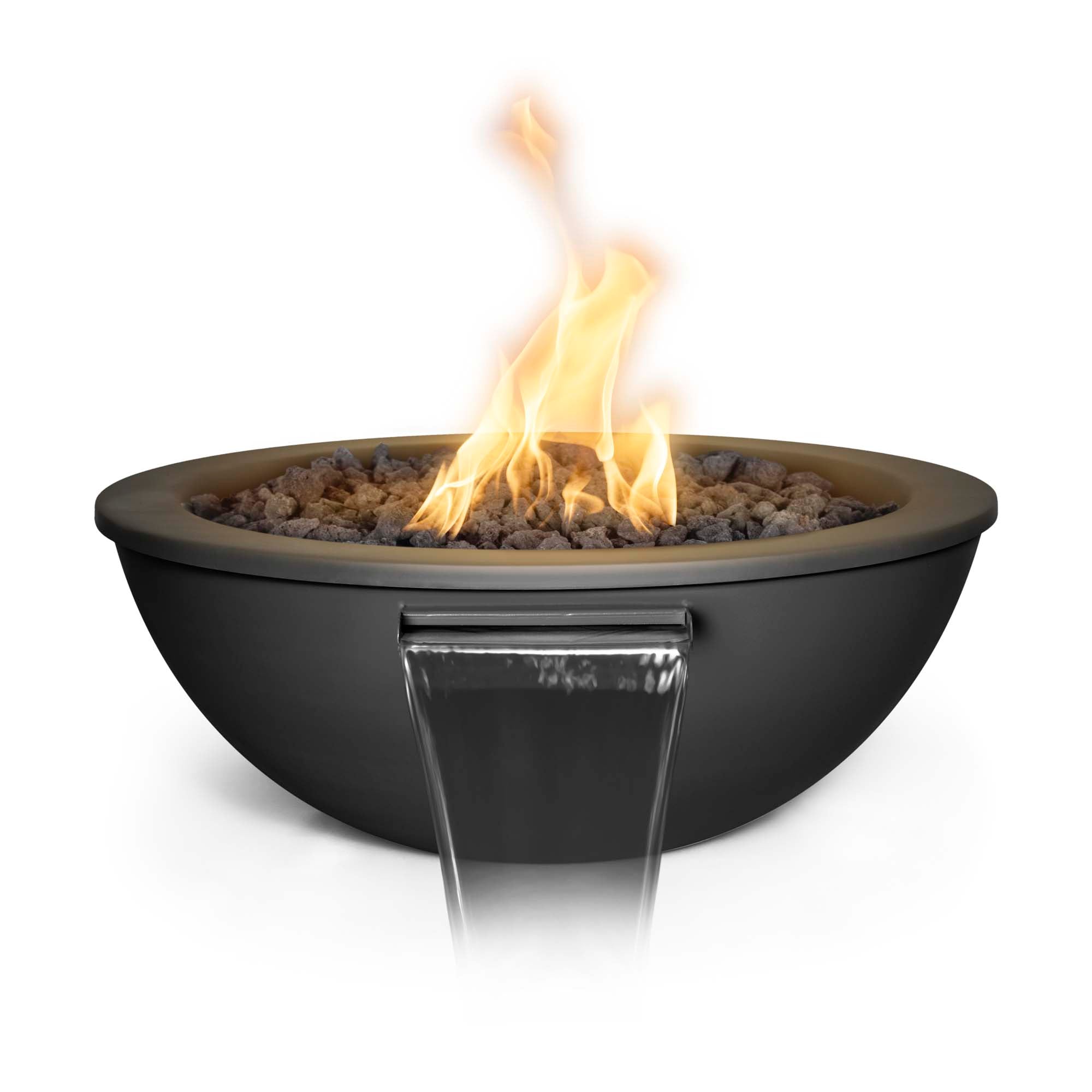 The Outdoor Plus Sedona Fire & Water Bowl Powder Coated Metal OPT-XXRPCFW - Serenity Provision