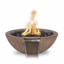 The Outdoor Plus Sedona Fire & Water Bowl Wood Grain Concrete OPT-27RWGFW - Serenity Provision
