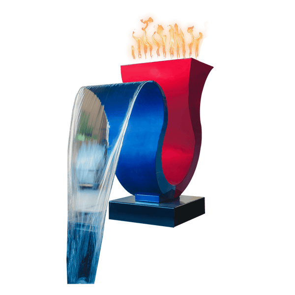 The Outdoor Plus Designer Series Fire & Water Feature 13 OPT-DSF13 - Serenity Provision