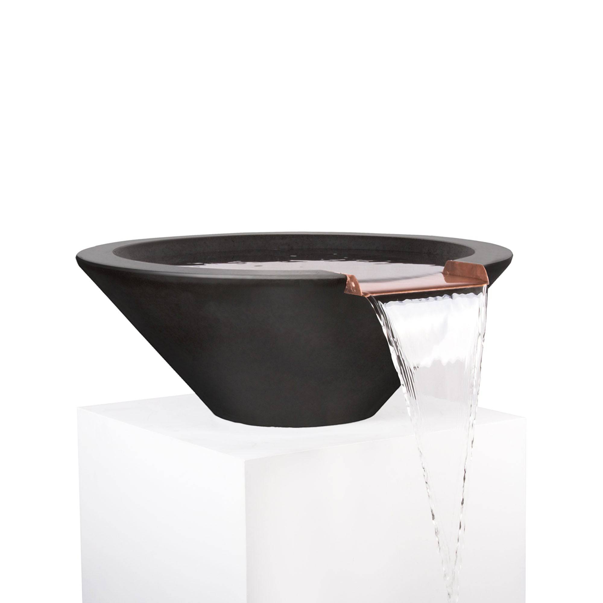 The Outdoor Plus Cazo Water Bowl GFRC Concrete OPT-XXRWO - Serenity Provision