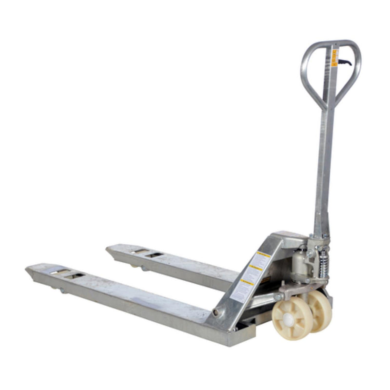 Vestil Galvanized Steel (Quantity 6) Pallet Truck 62 In. x 27 In. x 48 In. 5500 Lb. Capacity Gray - PM5-2748-S-G-6PKG