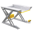 Vestil Partially Stainless Steel Ground Lift Scissor Table 44 In. x 70 In. 2000 Lb. Capacity Blue - EHLTG-4470-2-48-PSS