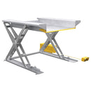 Vestil Partially Stainless Steel Ground Lift Scissor Table 52 In. x 70 In. 4000 Lb. Capacity Blue - EHLTG-5270-4-48-PSS