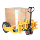 Vestil Steel All-Terrain Pallet Truck 32 In. Fork Length 2500 Lb. Capacity Yellow - ALL-T-HD