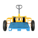 Vestil Steel All-Terrain Pallet Truck 32 In. Fork Length 2500 Lb. Capacity Yellow - ALL-T-HD