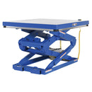 Vestil Steel Double Scissor Lift Table 70 In. Height 1000 Lb. Capacity Blue - EHLTD-1-70