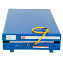 Vestil Steel Electric Hydraulic Lift Table 24 In. x 48 In. 3000 Lb. Capacity Blue - EHLT-2448-3-43