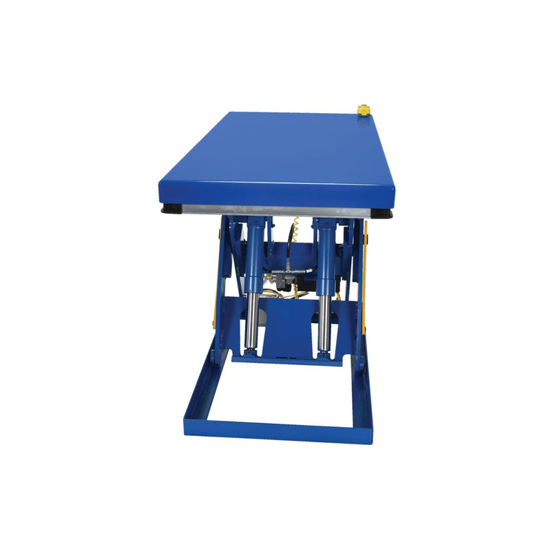 Vestil Steel Electric Hydraulic Lift Table 24 In. x 48 In. 4000 Lb. Capacity Blue - EHLT-3060-4-43