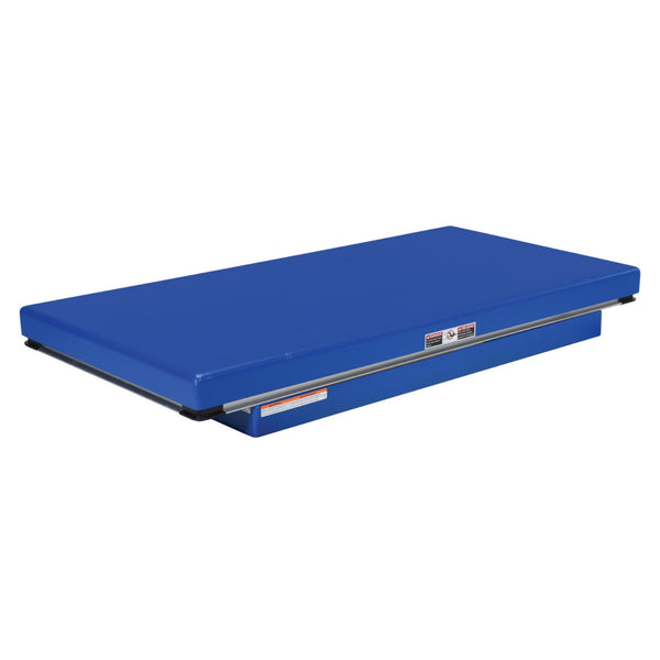 Vestil Steel Electric Hydraulic Lift Table 30 In. x 60 In. 2000 Lb. Capacity Blue - EHLT-3060-2-43