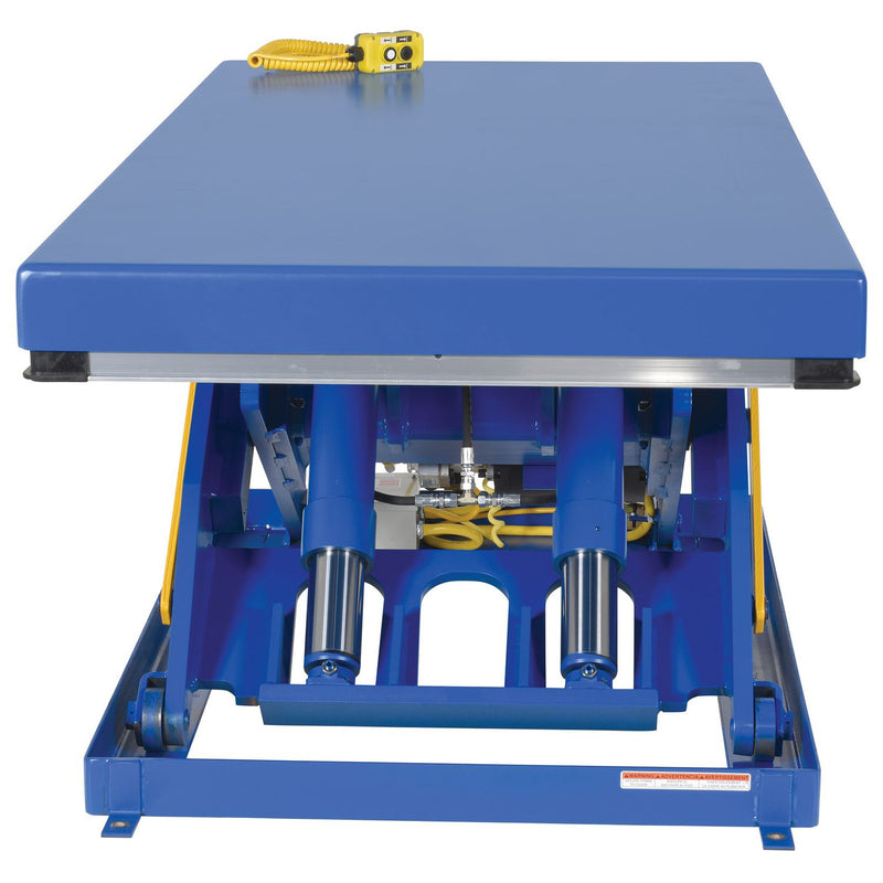 Vestil Steel Electric Hydraulic Lift Table 36 In. x 48 In. 5000 Lb. Capacity Blue - EHLT-3648-5-44