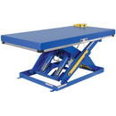 Vestil Steel Electric Hydraulic Lift Table 36 In. x 72 In. 5000 Lb. Capacity Blue - EHLT-3672-5-44