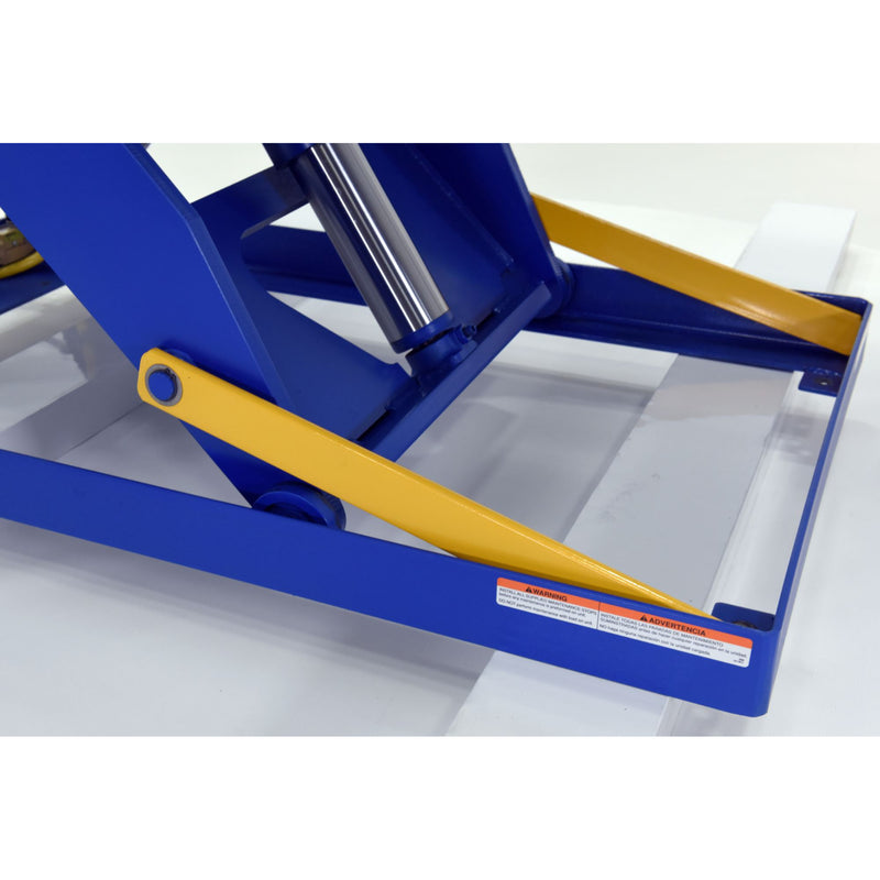 Vestil Steel Electric Hydraulic Lift Table 48 In. x 48 In. 4000 Lb. Capacity Blue - EHLT-4848-4-43