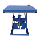 Vestil Steel Electric Hydraulic Lift Table 48 In. x 60 In. 2000 Lb. Capacity Blue - EHLT-4860-2-43