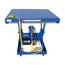 Vestil Steel Electric Hydraulic Lift Table 48 In. x 60 In. 2000 Lb. Capacity Blue - EHLT-4860-2-43