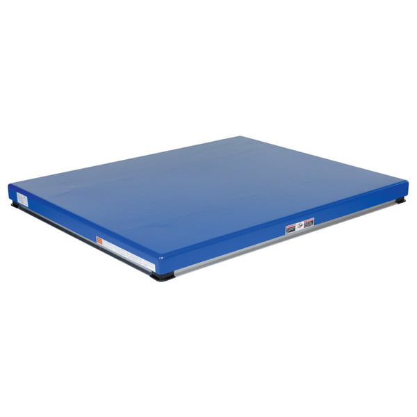 Vestil Steel Electric Hydraulic Lift Table 48 In. x 60 In. 4000 Lb. Capacity Blue - EHLT-4860-4-43
