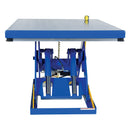 Vestil Steel Electric Hydraulic Lift Table 48 In. x 60 In. 4000 Lb. Capacity Blue - EHLT-4860-4-43