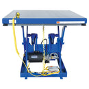 Vestil Steel Electric Hydraulic Lift Table 48 In. x 60 In. 4000 Lb. Capacity Blue - EHLT-4860-4-43